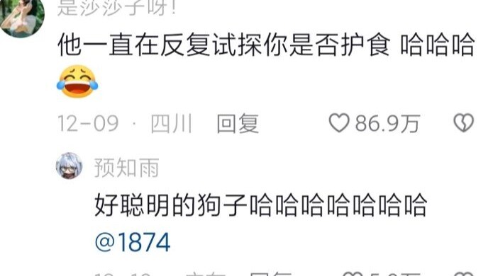 I’ve never seen a dog test whether you’ll protect its food before in my life.