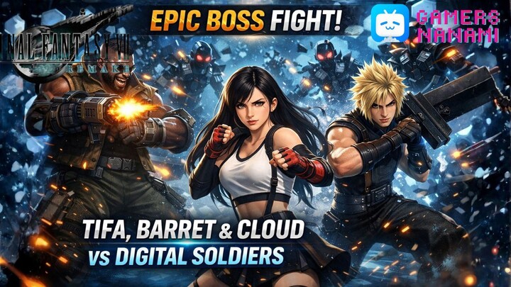 Latihan Tim DI dunia Virtual Demi Melawan Sephiroth!