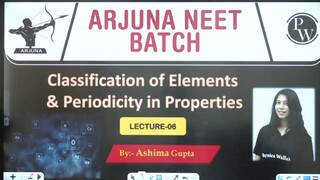 peodic classisfication 6