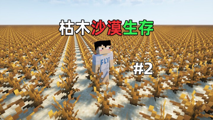 MC World 2: Just Withered Trees and Desert — Hollow Out the Underground to Build a Portal and an Enc