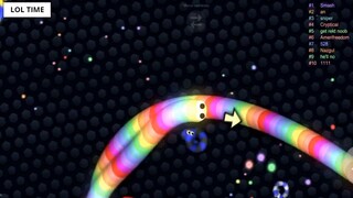 Slither.io A.I. 200,000+ Score Epic Slitherio Gameplay #82- 13