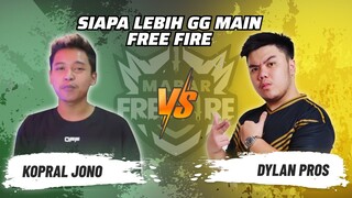 Kopral Jono vs Dylan Pros: Skill Siapa Lebih GG Main FF? | Mabar Free Fire Match 119 #short