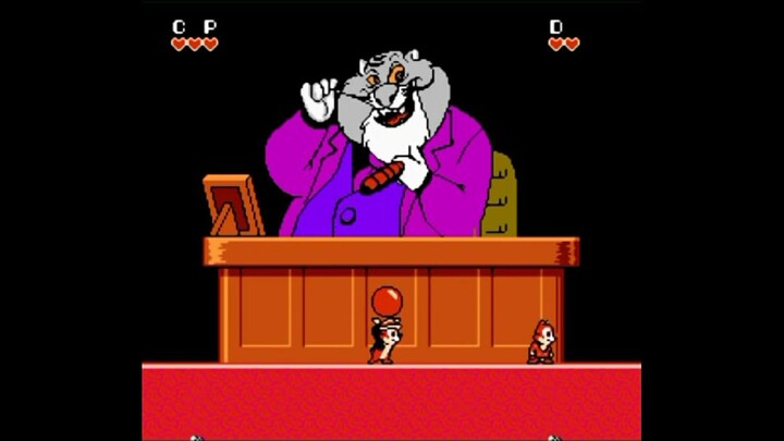 Chip N' Dale: Rescue Rangers Final Boss (NES)