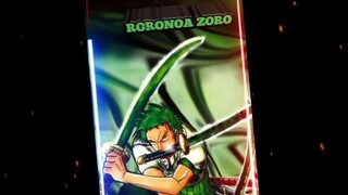 opening Roronoa Zoro....