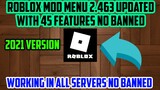ROBLOX MOD MENU 2.463 UPDATED VERSION WITH 45 FEATURES NO BANNED WORKING IN ALL SERVERS🔥