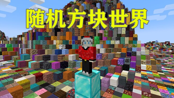 Minecraft: Every block in the entire world is a random block!