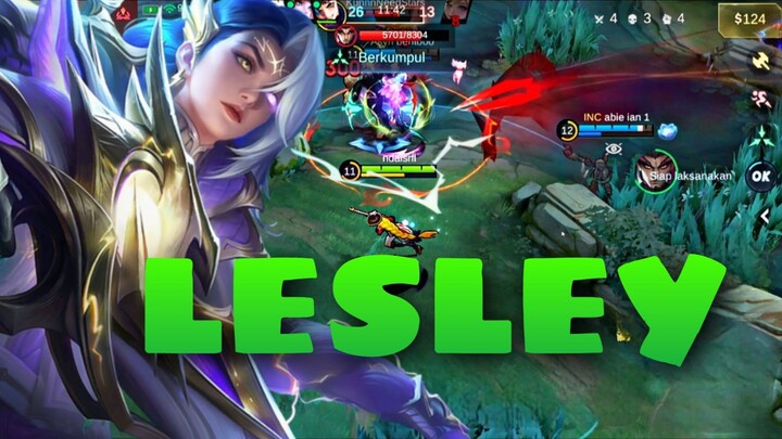 Udah Saatnya LESLEY mengamuk !!!!