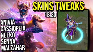 12.20 Skins Changes: Bewitching & Malzahar | Senna Neeko Anivia Cass Malzahar | League of Legends