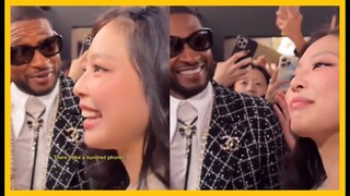 Usher  couldn’t hold back fanboying over the K-Pop sensation Jennie