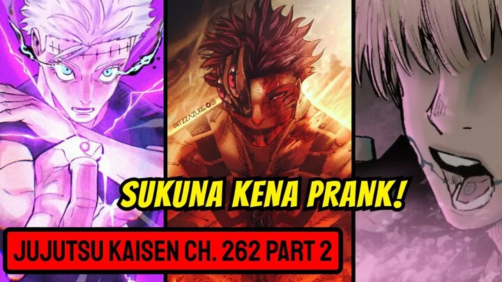 STRATEGI KEJUTAN YUTA! HOLLOW PURPLE HAJAR SUKUNA -   - Pembahasan Jujutsu Kaisen Ch. 262 Part 2