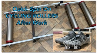 Quick Spin After Work CYCLING ROLLERS + FIZIK SHOES