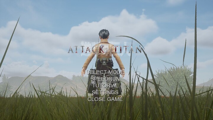 [Saotfg] First person!!! Attack on Titan fan game, a new game discovered!!!