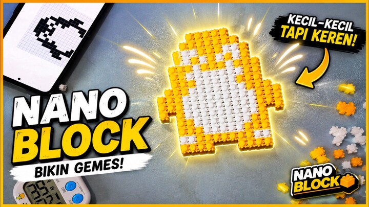 Merakit Penguin Mini dari Nano Block🔥