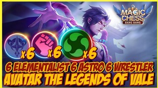 COMBO AVATAR THE LEGEND OF VALE ! 6 ELEMENTALIST 6 ASTRO 6 WRESTLER ! MAGIC CHESS