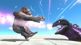 Shin Godzilla Push Units Into Lava Pool - Animal Revolt Battle Simulator