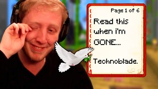 Technoblade Left SECRET Message on Dream SMP...