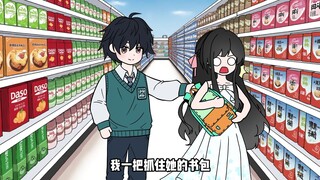 《偷心校花》第1集 我在超市拍到校花竟然在偷东西！ #小说推荐 #二次元 #原创动画 #动画短片
