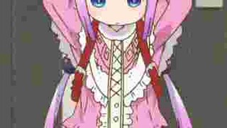 Kanna popps out her horna and tail