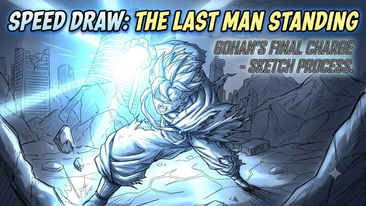 The Last Man Standing, Future Gohan | Speed Draw (Sketch)