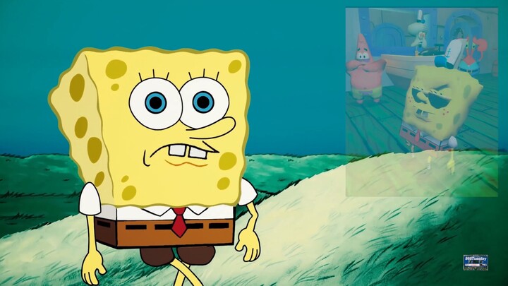 【Subtitel Bahasa Mandarin】Ketika SpongeBob SquarePants berubah menjadi rapper yang garang