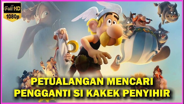 PETUALANGAN ASTERIX DAN TEMAN-TEMANNYA MENCARI PENGGANTI SI KAKEK PENYIHIR  Alur