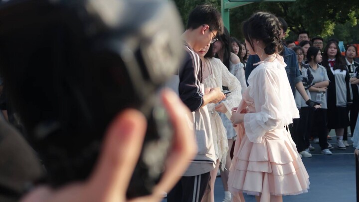 【Aespa】ภาพสดๆ ของการแสดงโรดโชว์ในโรงเรียนมัธยมปลายหญิง｜เต้นรำในพระอาทิตย์ตกดินที่สมบูรณ์แบบ