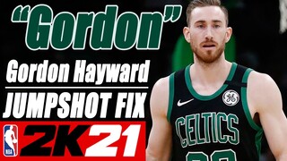 Gordon Hayward Jumpshot Fix NBA2K21 with Side-by-Side Comparison