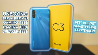 REALME C3 UNBOXING + FIRST IMPRESSIONS! (Gaming, Camera, Speaker Test, etc.)