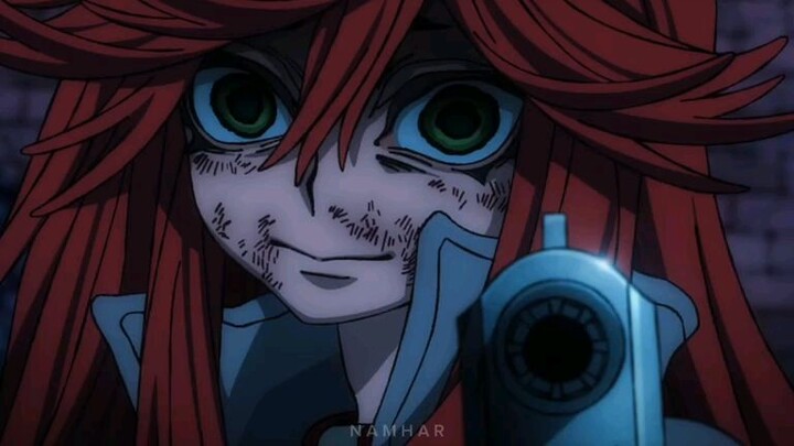 pertarungan seru antara pengguna ✂️ dengan rambut#gachikuta