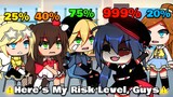🔥 Risk Level  ✨|| Meme || Mlb🐞|| AU || [ Part 1 ] || Gacha Life / Gacha Club || [ Original ]