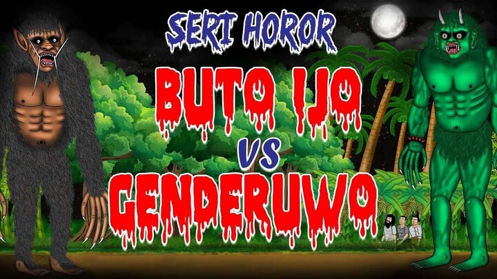 ANIMASI KARTUN HOROR - BUTO IJO VS GENDERUWO #21