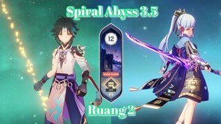 [Spiral Abyss] 3.5 : Ruang 2 : Xiao C3 & Ayaka Venti | Genshin Impact