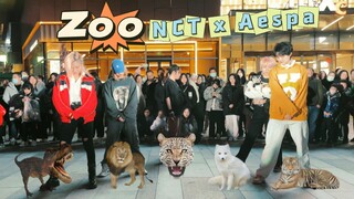 【OIN】应援响彻动物园!!!!四女一男性别对换版《ZOO》路演，帅气浓度顶破天灵盖!!!!