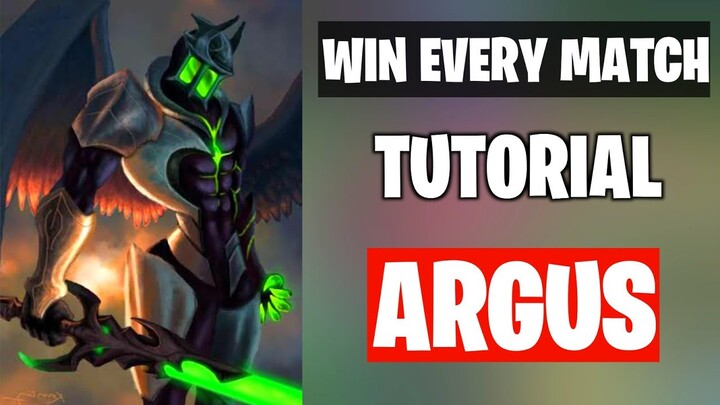 NEVER LOSS AGAIN WHEN USING ARGUS!! (IMPROVE YOUR ARGUS) MOBILE LEGENDD