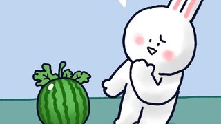 [Sở thú giáo nhỏ] Thỏ nhỏ hái dưa hấu rất giỏi