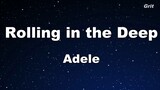 Rolling in the Deep  Adele Karaoke With Guide Melody