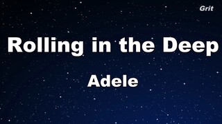 Rolling in the Deep  Adele Karaoke With Guide Melody