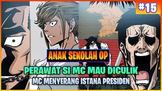 KOTA SEOUL JADI MEDA PERTEMPURAN ( ALUR CERITA MANHWA ANAK SEKOLAH OP PART 15 )