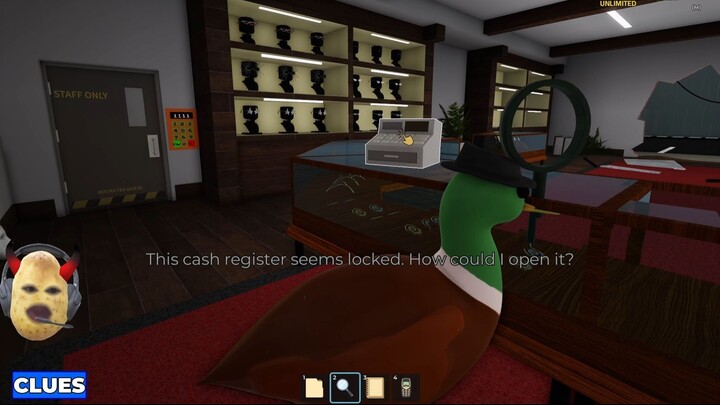 Roblox - Detective Duck, The Jewelry Store (Kuncinya Adalah Sidik Jari 😤😤😤)