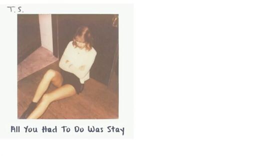 Taylor_Swift_All you Have to Do Was Stay (Lyrics)