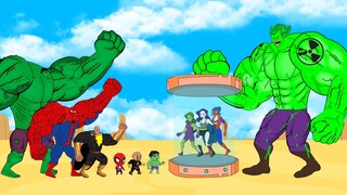 Rescue SUPERHEROES SHE HULK Family & SPIDER GIRL, SUPER GIRL: Returning from the Dead SECRET - FUNNY
