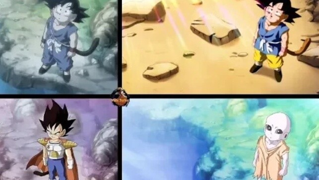 [Dragon Ball Super ED10] Super Goku, GT Goku, Vegeta, Jiren - Growth History