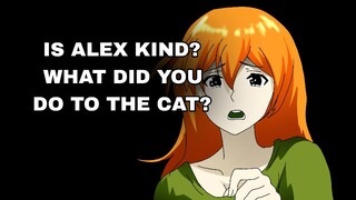 MINECRAFT ANIME VERSION STEVE AND ALEX\ SAVING THE CAT