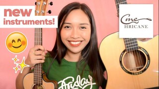 NEW INSTRUMENTS FROM HRICANE!!! ft. Thin Ukulele & Acoustic Guitar