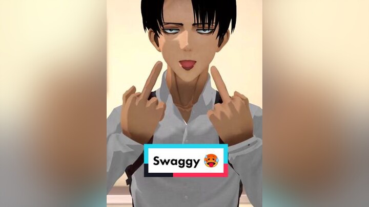 Levi Swaggy 🥵 shingekinokyojin aot AttackOnTitan fyp untukanda reel foryoupage untukmu fypシ swag ba