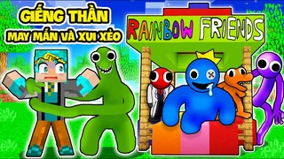 YABUN PHÁT HIỆN QUÁI VẬT RAINBOW FRIENDS DƯỚI GIẾNG THẦN MAY MẮN VÀ XUI XẺO TRONG LÀNG HERO TEAM