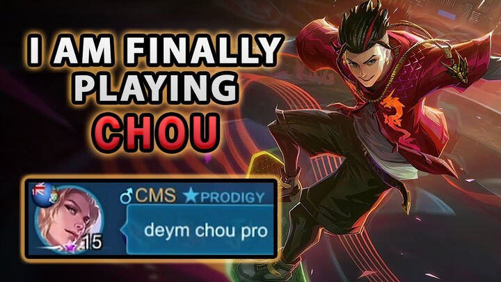 I Finally Decided To Play Chou Cuz Of This New Skin | Mobile Legends