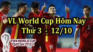 Lịch Thi Đấu Bóng Đá Hôm Nay 12/10 - Vòng Loại World Cup 2022 Khu Vực Châu Á & Châu Âu & Châu Phi
