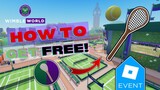 Full Guide! [ROBLOX EVENT 2022!] How to get 1880s Racket in WimbleWorld!