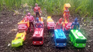 Mencari Mainan Ultraman Power ranger Truk Dan bis